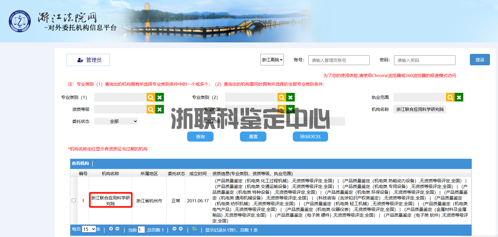 浙江省对外委托优米体育中心官网下载app平台入围机构